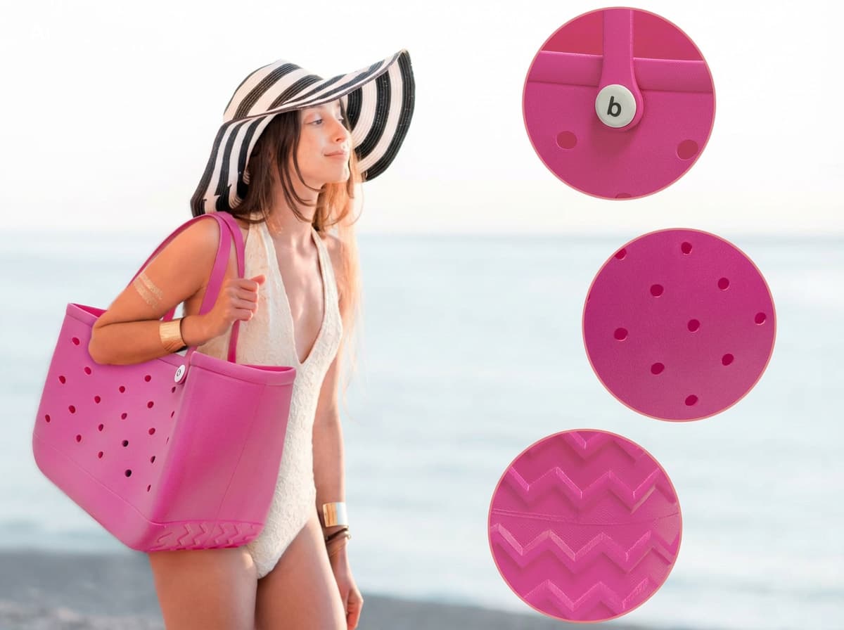 Beach tote lifestyle and use